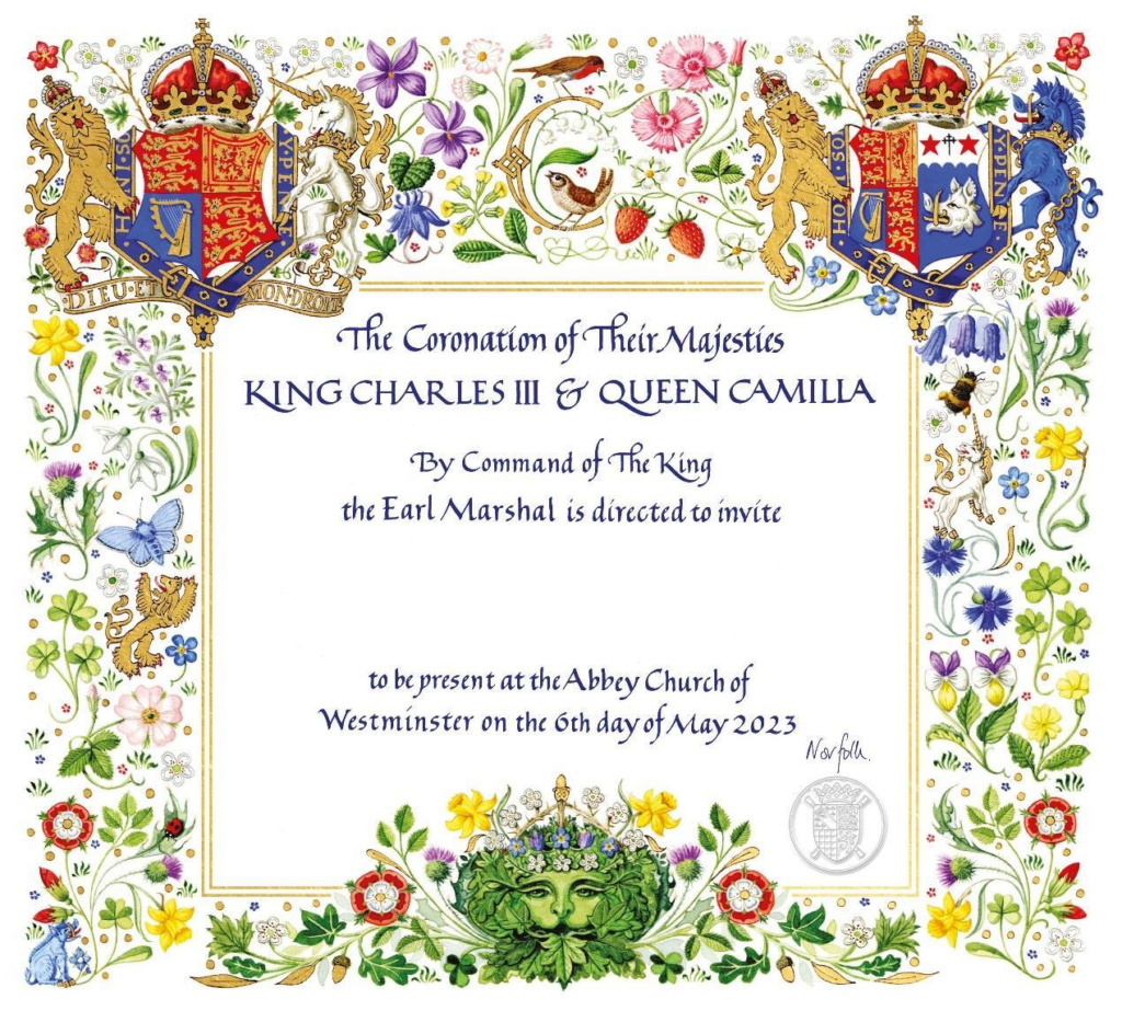 The coronation of his Majesty King Charles III ή αλλιώς η ενθρόνιση του Βασιλιά Καρόλου 3