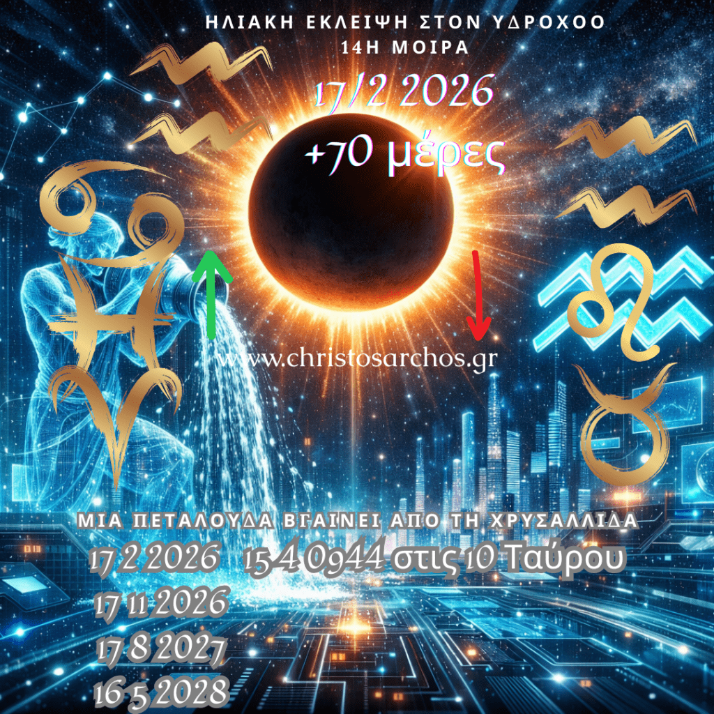 Ηλιακή Έκλειψη 17 Φεβρουαρίου 2026 στον Υδροχόο – Ανατροπή και Επανάσταση 3