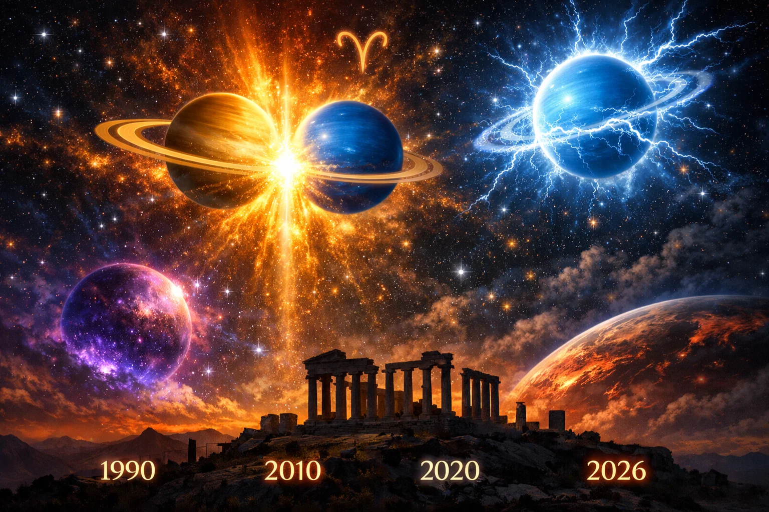 Τέσσερις Κοσμικοί σεισμοί που άλλαξαν το Κόσμο και τα 12 ζώδια. Ένας συμβαίνει τώρα το 2026! 1