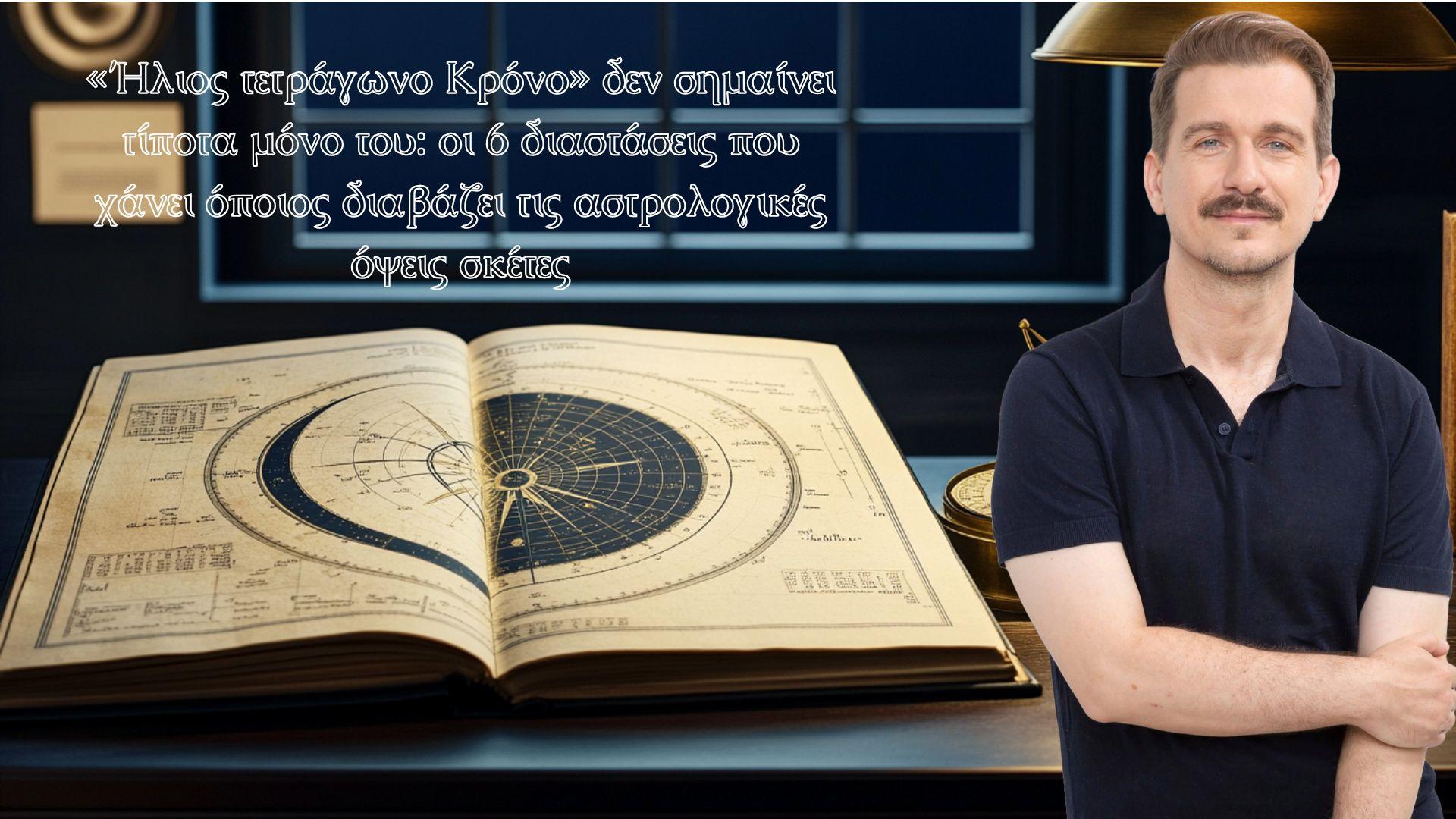 «Ήλιος τετράγωνο Κρόνο» δεν σημαίνει τίποτα μόνο του: οι 6 διαστάσεις που χάνει όποιος διαβάζει τις αστρολογικές όψεις σκέτες 1